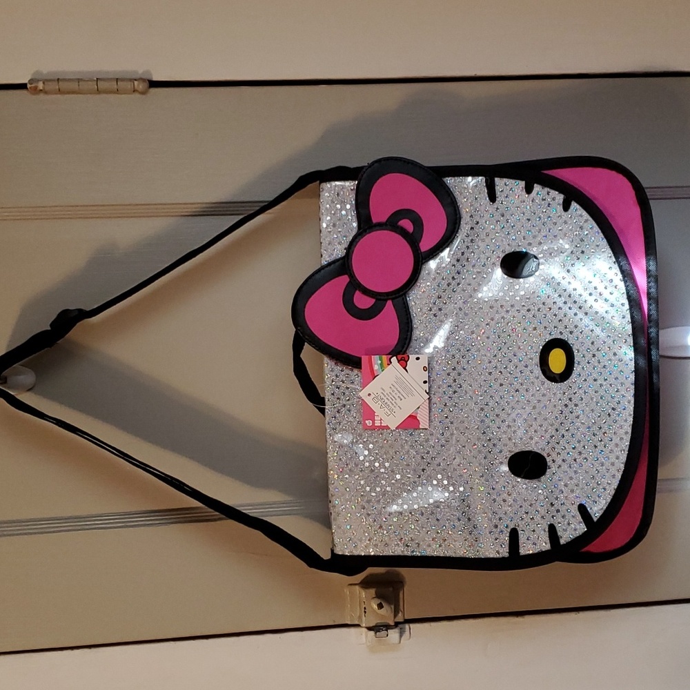 NWT Hello Kitty Sparkling Laptop Bookbag Satchel
